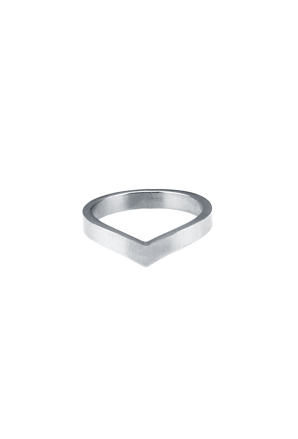 A simple ring resembling the V-shape of the wave crest.   Highlight your outfit with the statement piece. Elevate your style with our minimalist ring, perfect for daily wear and layering. Crafted from high-quality stainless steel and available in silver color.   Material: Surgical steel, Color: Silver | water-resistant, no-tarnishing, hypoallergenic |